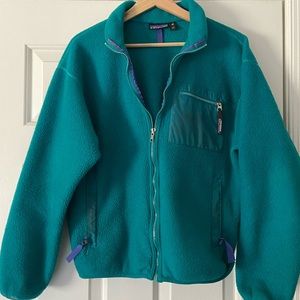 RARE- Patagonia Vintage Full Zip Deep Pile Fleece - Made in the USA